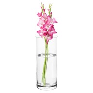 Wazon na kwiaty wysoki szklany Altom Design Cylinder 20 cm dekoracja wnętrz