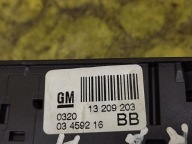 OPEL ASTRA H window control switch 13209203BB
