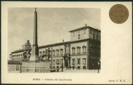 Roma. Piazza del Quirinale - Rok Święty 1900