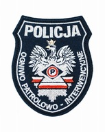 NASZYWKA TARCZA POLICJA OGNIWO PATROLOWO-INTERWENC