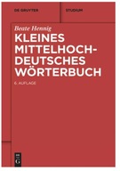 Kleines Mittelhochdeutsches Wörterbuch BOOK KSIĄŻKA