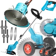 AKKUMULÁTOROS FŰSZEGÉLYNYÍRÓ ELEKTROMOS ERŐS FŰNYÍRÓ SZETT 2X AKKU