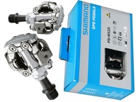 PEDAŁY SHIMANO SPD PD-M540 + BLOKI SM-SH51 SREBRNE