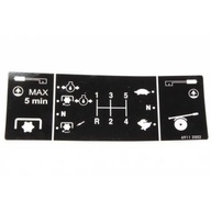 SEBESSÉGVÁLTÓ ÁBRA MATRICA ZETOR 69112002