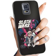 ETUI DO SAMSUNG GALAXY S5 / S5 NEO WZORY GWIEZDNE WOJNY STAR WARS ŚMIESZNE