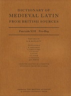 Dictionary of Medieval Latin from British