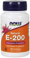 NOW Foods E200 Prírodný mix Tokoferole 100soft gel
