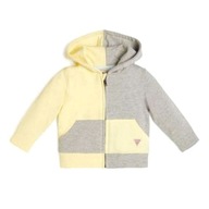 GUESS LOGOWANA BLUZA ZAMEK KAPTUR (3-6M)