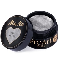 Molly Nails pasta na zdobení nehtů Ombre ProArt Paste 5 g - Č. 14 Silver