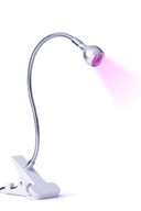 Lampka UV LED do górnych form 5W srebrna. Mini lampka UV zasilana USB.