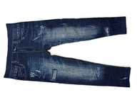 ocieplane spodnie a'la jeans - r. 4-5 lat