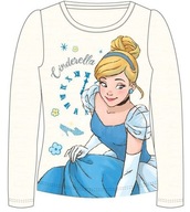 TRIČKO TSHIRT BLÚZKA DISNEY PRINCESS PRINCEZNÁ POPOLUŠKA DĹŽKA RUKÁV 116