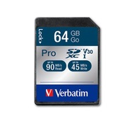 Karta SD Verbatim Pro 64 GB SDXC 4K