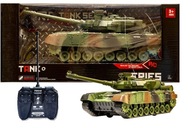 NAGY TANK TÁVIRÁNYÍTÓVAL RC FORGÓ TORONY INTERAKTÍV JÁTÉK