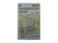 Mapa topograficzna Polski- Sejny - praca zbiorowa