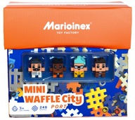 Marioinex Mini Waffle City Port építőkockák 248 db-os