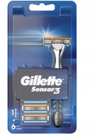Gillette Blue Sensor 3 Strojček a 6 vložiek čepelí