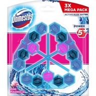 Domestos Power 5+ Aktywna Niebieska Woda Pink Kostka zapachowa do toalet 3