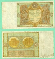 BANKNOT POLSKA 50 ZŁ 1929 R. DV