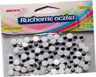 Ruchome oczka 8mm 120szt