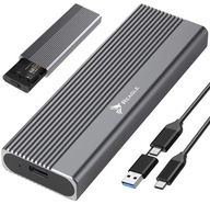 Obudowa na dysk SSD NVME PCIe M.2 USB-C 3.2 GEN2 Adapter Kieszeń M2 Reagle