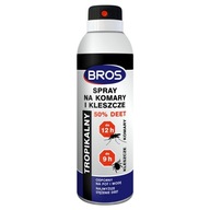 BROS Silny Spray na komary i kleszcze 50% DEET