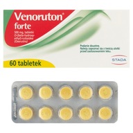 VENORUTON FORTE 60 tabletek Żylaki Hemoroidy
