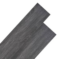 VidaXL Panele podłogowe PVC, 5,26 m², 2 mm, czarno