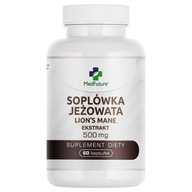 Soplówka jeżowata ekstrakt 500 mg 60 kapsułek