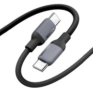 Kabel Ugreen USB-C 60W 5A 1.5m Czarny-Szybkie Ładowanie & Transfer 480Mb/s