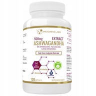 PROGRESS LABS ASHWAGANDHA 500 mg ŽENŠEN 120 kaps