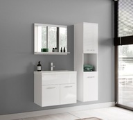 Kúpeľňový nábytok 60 Biela skrinka umývadlový stĺpik