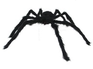 Pavúk Plyšový čierny realistický vzhľad menší