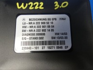 MERCEDES S KLASA W222 module control unit electric brake