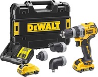 WIERTARKO WKRĘTARKA 12V Z 4 GŁOWICAMI DCD703L2T DEWALT