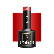 OCHO NAILS Hybridný lak red 203 -5 g