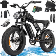Terénny elektrický bicykel pre dospelých 1000W 48V 15Ah 45Km/h 20"*4,0" Fat Tire