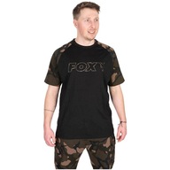 Koszulka Wędkarska T-Shirt Fox Black Camo Outline T r. XL