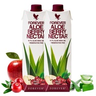 Forever Aloe Vera Berry sok z aloesu żurawina x2