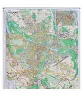 POZNAŃ. MAPA ŚCIENNA 1:20 000