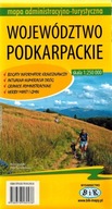 WOJEWÓDZTWO PODKARPACKIE MAPA LAMINOWANA SAMOCHODOWA TURYSTYCZNA BIK