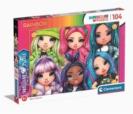 PUZZLE 104 SUPER FARBA BRILANTNÁ RAINBOW VYSOKÁ