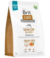 BRIT Care Grain-free Senior Light sucha karma dla seniorów z łososiem 3 kg