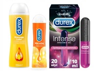 DUREX żel intymny 3 ZESTAW romantyczny wieczór