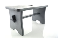 SÖTÉTSZÜRKE ZSIDÓ SZÉK, FA NYÉLLEL