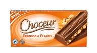 CHOCEUR ERDNUSS FLAKES czekolada mleczna z orzeszkami ziemnymi 200g DE