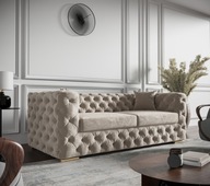 Sofa Chesterfield Rozkładana stelaż Belgijski