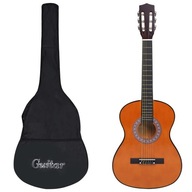 VidaXL 8-cz. zestaw do nauki gry na gitarze klasycznej, 3/4 (36")