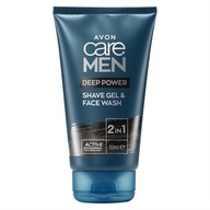 AVON Żel Do Golenia I Mycia Twarzy Care Men Deep Power 2W1 150ml