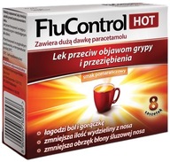 FLUCONTROL HOT Lek na przeziębienie i grypę 8 sasz